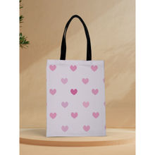 Crazy Corner Heart Shape Printed Tote Bag