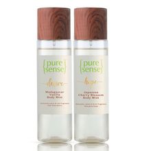 PureSense Body Mist Combo Cherry Blossom + Desire Madagascar Vanilla Long Lasting Fragrance