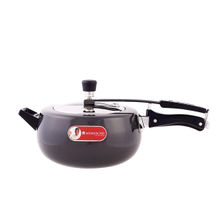 Wonderchef Taurus Hard Anodized Inner Lid Pressure Cooker 5L, Black