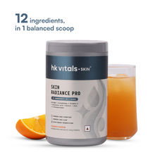 HealthKart hk vitals Skin Radiance Pro Marine Collagen Powder Orange with Collagen with Glutathione
