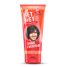Set Wet Hair Gel for Men Wet Look Light Hold High Shine No Alcohol No Sulphate