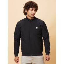 Being Human Mens Black Solid Jacket