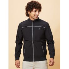 Being Human Mens Black Solid Jacket