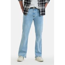 Snitch Light Blue Washed Bootcut Casual Jeans for Men