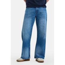 Snitch Blue Denim Flared Casual Jeans for Men