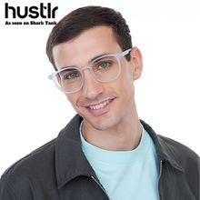 Lenskart Hustlr Peyush Bansal Unisex Zero Power Computer Glasses-Blue Sky
