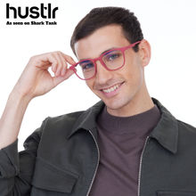 Lenskart Hustlr Peyush Bansal Unisex Zero Power Computer Glasses-Monza Red