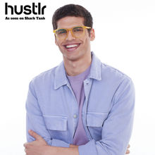 Lenskart Hustlr Peyush Bansal Unisex Zero Power Computer Glasses-Amber