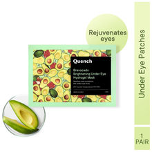 Quench Brightening Under Eye Hydrogel Mask for Dark Circle & Puffiness Reduction -Vit E & Avocado