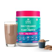 Chicnutrix Daily Collagen Peptides With Plant Protein - Mochaccino Flavour
