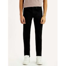 Levi's Mens 511 Black Slim Fit Mid Rise Jeans