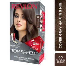 Revlon Top Speed Hair color Woman , Natural Brown 60
