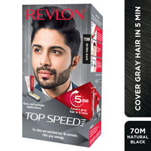 Revlon Top Speed Hair Color Man - Natural Black 70