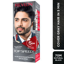 Revlon Top Speed Hair Color Small Pack Man 70M Natural Black
