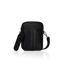 Smith & Blake Unisex Pu Solid Blue Sling Bag