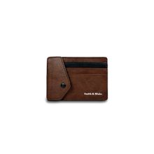 Smith & Blake Unisex Pu Solid Brown Wallet