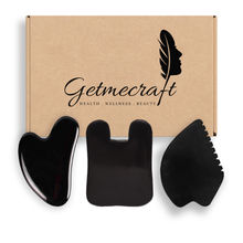 Getmecraft Black Obsidian, Leaf Shape & Rabbit Ear Shape Gua...