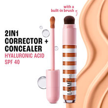 Lakme 9to5 Hya Beach Edit Color Correcting Concealer, SPF 40, Buildable Matte