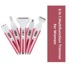 SEMINO 5 in 1 Portable Electric Shaver Razor Trimmer Set for Women