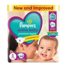 Pampers Active Baby Diapers, Small