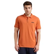 SKECHERS Men's Dual Highlight Tipping Orange Polo T-Shirt