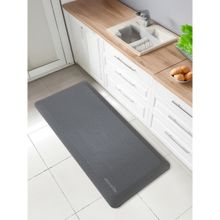 OBSESSIONS Non-Slip PU Kitchen Mat-Runner D Grey Stain & Water Resistant