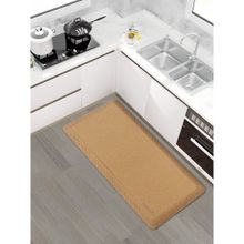 OBSESSIONS Non-Slip PU Kitchen Mat-Runner Camel Stain & Water Resistant