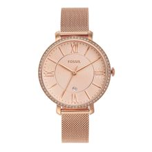 Fossil Jacqueline Rose Gold Watch ES4628 For Women