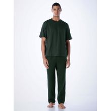 Jack & Jones Men Regular Fit Green T-shirt & Pyjama