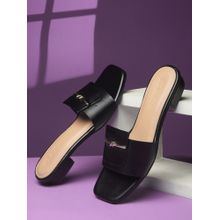 Bata Women Black Flats