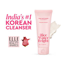 The Face Shop Rice Water Bright Korean Cleanser - Best Face Wash for Even Tone & Glowing Skin