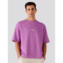 Muvazo Wabi Sabi Oversized Unisex T-Shirt Lavender
