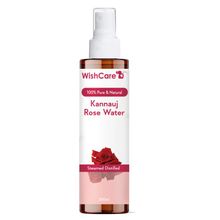 Wishcare Pure & Natural Kannauj Rose Water For Skin Face & Hair - Rose Water Spray Face Toner