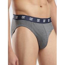 CR7 Cristiano Ronaldo Mens Everyday Comfort Fit Cotton Briefs (Pack Of 3)
