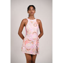 TFW Swim Skort With Tie Up Pink