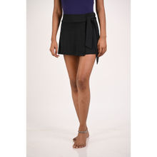 TFW Swim Skort With Tie Up Black