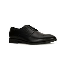 Hush Puppies Mens Black Lace-Ups Formal Brogues