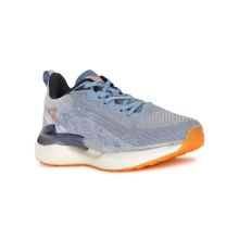 Power Mens Blue Lace-Ups Running Shoes