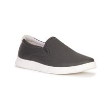 Hush Puppies Mens Grey Slip On Running Shoes