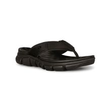 Bata Comfit Mens Black Slip On Casual Flipflops