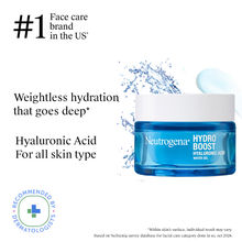 Neutrogena Hydro Boost Hyaluronic Acid Water Gel Light Face Moisturizer For Normal, Dry & Oily Skin