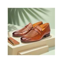 Florsheim Oaklane Florsheim Men Tan Formal Slip-on Loafers