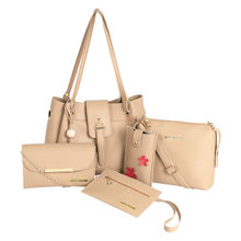 Bagsy Malone Beige Tote Set Of 5