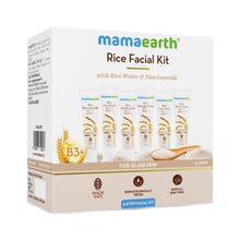 Mamaearth Rice Facial Kit With Rice Water & Niacinamide For Glass Skin