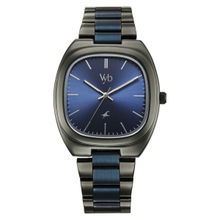 Fastrack Men Blue Vyb Aviator Quartz Analog Metal Strap Watch (FV30004KM02W) (M)