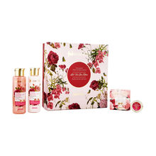 Fabessentials Wild Rose Wheatgerm Honey Bath & Body Gift Set