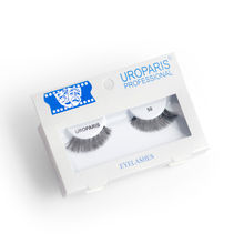 Uroparis Human Hair Eyelashes - 50 / BLACK