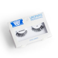 Uroparis Human Hair Eyelashes - 66 / BLACK