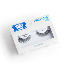 Uroparis Human Hair Eyelashes - PRO 3 / BLACK DOUBLE VOLUME HAIR