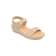 PEPPER Women Comfort Beige Sandals
